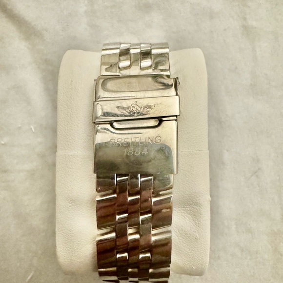 Breitling Silver Chrono-Matic Men's Watch - Picture 4 of 5